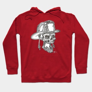 Firefighter Skull Hoodie